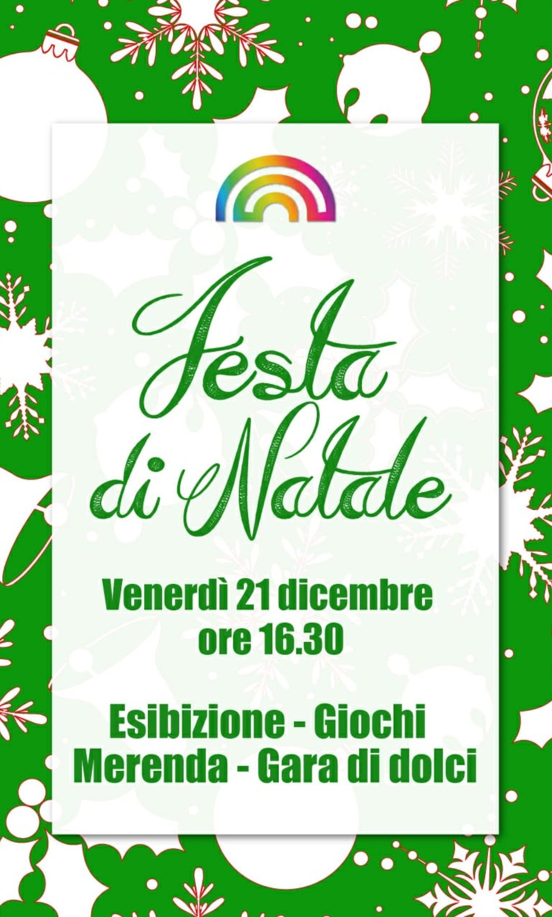 Festa Natale Osimo polisportiva arcobaleno